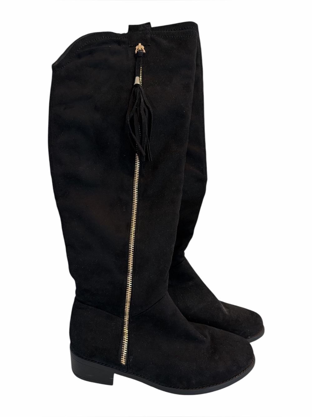TOP MODA Black Motorcycle Boots size 7